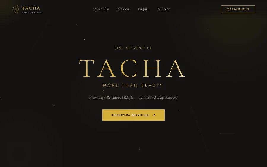 Tacha Beauty salon website